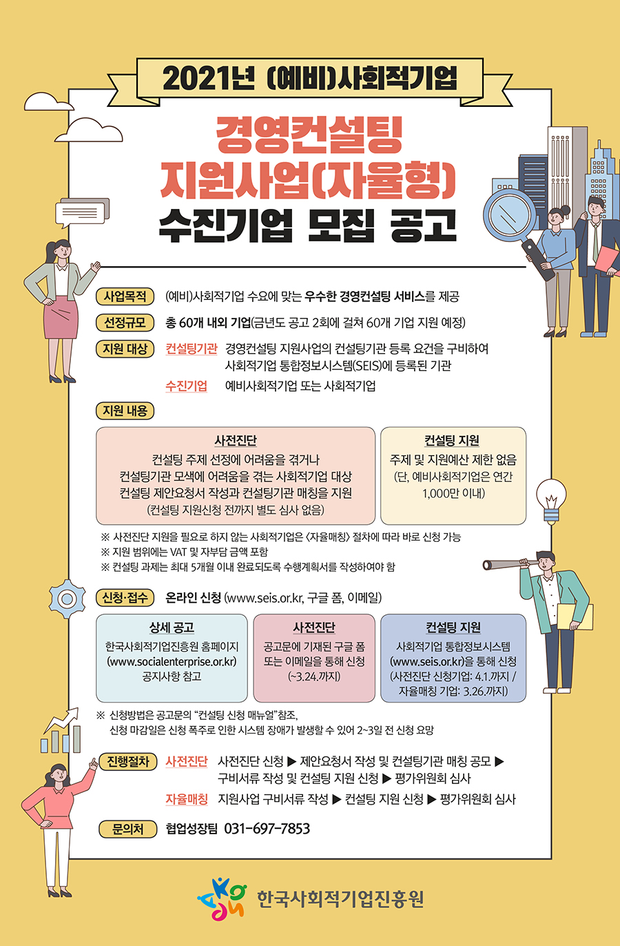 2021년 경영컨설팅 지원사업 웹자보